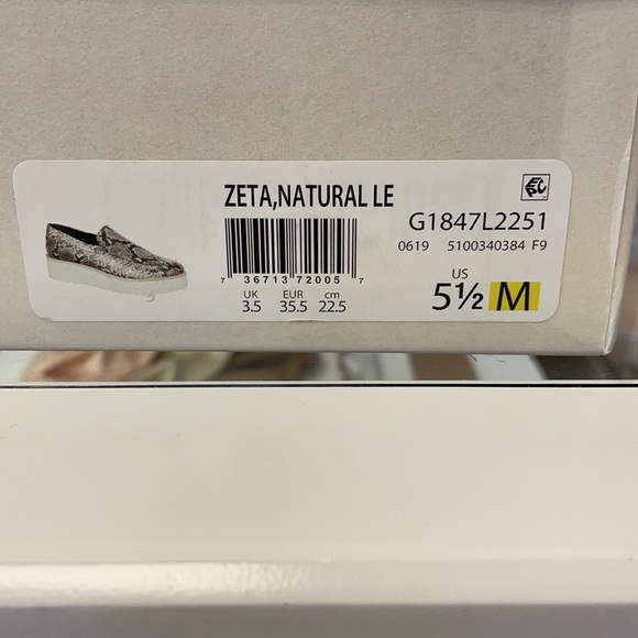 Vince Zeta snake print leather platform loafer - Picture 5 of 5